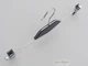 Вешалка Hanger WD 35 см для брюк и юбок металлическая с прищепками с вставкой из дерева черного цвета - изображение 3