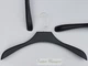 Плечики вешалки Hanger TZF1102 43 см черного цвета пластмассовые - изображение 1