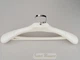 Плечики вешалки Hanger TZP6682 44 см белого цвета пластмассовые с ребристым плечом и перекладиной - изображение 5