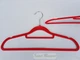 Набор 10 шт плечики вешалки Hanger FLP41 41 см красного цвета бархатные флокированные - изображение 2