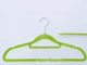 Набор 10 шт плечики вешалки Hanger FLP41 41 см салатового цвета бархатные флокированные - изображение 2