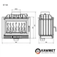 Камінна топка KAWMET W13A (11.5 kW) EKO - изображение 4