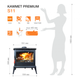Піч камін чугунний KAWMET Premium S11 (8,5 kW) - зображення 3