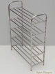 Полка для взуття Shoe Rack MPR5 на 5 ярусів металева хромована - зображення 1