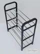 Полка для взуття Shoe Rack BNP3 чорного кольору на 3 яруса - зображення 2