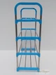 Полиця для взуття Shoe Rack BLZ4 блакитного кольору на 4 яруса - зображення 4