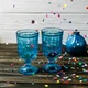 Бокал из синего стекла Olens Cup Blue для вина 275 мл 16755-1 - изображение 2