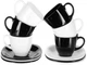 Чайний набір Luminarc Carine Black/White 220 мл 12 предметів 2371D LUM - зображення 3