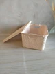 Корзина «Ажур» с крышкой 18 л бежевый - изображение 2