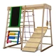Детский спортивный игровой комплекс Baby Sport SB Кроха Эко 120х120х103 см Разноцветный (Кроха - 3 Эко) - изображение 1