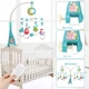 Музыкальный мобиль на кроватку Baby Bell Moon 3 в 1 с ночником, проектором и пультом управления бирюзовый - изображение 6