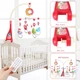 Музыкальный мобиль на кроватку Baby Bell Moon 3 в 1 с ночником, проектором и пультом управления малиновый - изображение 7