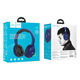 Бездротові навушники Bluetooth HOCO Art sount BT headset W33 | BT5.0, AUX, Type-C, 15H | Blue (W33BL) - зображення 3
