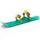 Санки Монолыжа OneFoot Miniski Plastkon голубая (ПФ-37230) - изображение 1