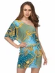 Пляжная туника Charmante WT 031907 S/М бирюзовая с золотым - изображение 3