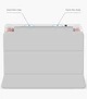 Силиконовый чехол обложка Transparent + Pencil Holder BBM1 для iPad 10.2" 2019/2020/2021 Серый - изображение 5