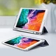 Силиконовый чехол обложка Transparent + Pencil Holder BBM1 для iPad 10.2" 2019/2020/2021 Синий - изображение 9