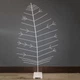 Металлическая елка в гостиную, в офис 1001.5 белый 115x70 см Adore Decor (без декора) - изображение 1