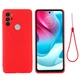 Захисний чохол Deexe Silicone Case для Motorola Moto G60s - Red - зображення 2