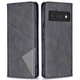 Чохол-книжка з кишеньками UniCase Geometric Pattern для Google Pixel 6 Pro - Black - зображення 2