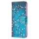 Чехол с рисунком Deexe Color Wallet для VIVO Y33s / Y21 / Y21s - Plum Blossom - изображение 2