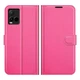 Чехол-книжка Deexe Book Type для VIVO Y33s / Y21 - Rose - изображение 2