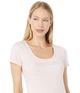 Футболка bebe Bebe Ribbed Tee New Pink, S (44) (11481560) - зображення 3