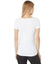 Футболка bebe Bebe Logo Ribbed Tee Bright White, S (44) (11481563) - изображение 2