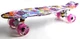 Пенни борд (Penny Board) 22" "Fish" со светящимися колесами и рисунком, Graffity - изображение 2