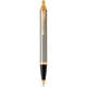 Ручка шариковая Parker 22232 IM 17 Brushed Metal GT - зображення 2