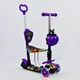 Самокат 5 в 1 "Best Scooter", PU колеса с подсветкой, Абстракция. Multicolor (74062) - изображение 1