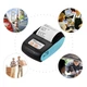 Мобильный термопринтер чеков для смартфона bluetooth Goojprt PT-120, pos принтер + чехол, голубой (eg-100621) - изображение 6