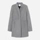 Пальто осеннее женское H&M 0832985_черн пол 42 Серое (KAY2000001115558) - изображение 1