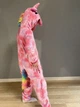 Пижама кигуруми детская Kigurumi Единорог розовый со звездами для девочки размер 120 на рост 110-120 см - изображение 3