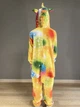 Пижама кигуруми для девочки Kigurumi Единорог со звездами цветной детский размер 120 на рост 110-120 см - изображение 4