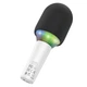 Караоке мікрофон Borofone|BT5.0, AUX/TF, A2DP, 6h| white - зображення 2