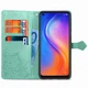 Кожаный чехол-книжка Epik Art Case с визитницей для TECNO Spark 7 Бирюзовый - изображение 2