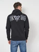 Толстовка на флисе, на молнии мужская Dobermans Aggressive Valknut BZ251BK XL Черная с принтом (2550000130064) - изображение 2