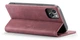 Чохол книжка з магнітом CaseMe для iPhone 13 Wine (24000-42) - зображення 3