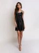 Ночная Сорочка женская Angelo dolce l-13 54-56 XXL-XXXL Черный - изображение 1