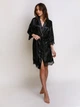 Халат женский Angelo dolce l-12 46-48 M-L Черный - изображение 1