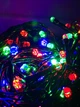 Светодиодная гирлянда рубин 400 LED кристалл 25 метров цветная - изображение 2