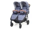 Дитяча коляска для двійні Valco baby Snap Duo Trend Denim - зображення 1