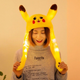 Светящаяся шапка Kigurumi с двигающимися ушками Желтая 56 см - изображение 2