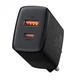 Сетевое зарядное устройство Baseus Compact Quick Charger 20W QC+ PD (Type-C + 1USB) Black - изображение 1