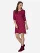 Ночная рубашка Triumph Nightdresses NDK Character Buttons 38 Бордовая (7613136245295) - изображение 1