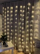 Светодиодная гирлянда Штора - Водопад 3 х 3 Теплый белый цвет 480 LED новогодняя гирлянда на окно - изображение 5