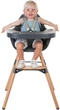 Стул для кормления Childhome Evolu 2 с бампером Natural/Anthracite (CHEVOCHNA) - изображение 12