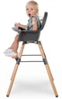 Стул для кормления Childhome Evolu 2 с бампером Natural/Anthracite (CHEVOCHNA) - изображение 16