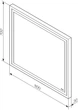 Зеркало AM.PM Gem 80 см M91AMOX0801WG38 с LED-подсветкой - изображение 6